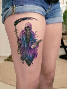 tatuaje santa muerte